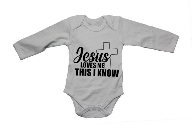 Photo of Jesus Loves Me I Know - LS - Baby Grow