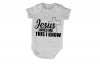 Jesus Loves Me I Know - SS - Baby Grow Photo