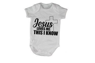 Photo of Jesus Loves Me I Know - SS - Baby Grow