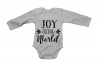 Joy to the World - Christmas - LS - Baby Grow Photo