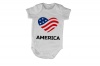 Love America - SS - Baby Grow Photo
