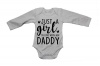 A Girl in Love with her Daddy - LS - Baby Grow Photo