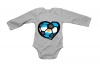 Argentina - Soccer Inspired - LS - Baby Grow Photo