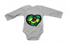 Brazil - Soccer Inspired - LS - Baby Grow Photo