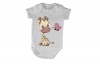 Giraffe & Butterfly - SS - Baby Grow Photo