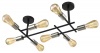 Black and Satin Chrome Ceiling Fitting Photo