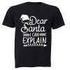 Santa I Can Explain - Christmas - Kids T-Shirt Photo