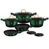 Berlinger Haus 10-Piece Titanium Coating Cookware Set - Emerald Collection Photo