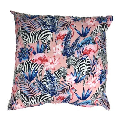 Photo of Pink Zebra Scatter Cushion Cover 60cm x 60cm