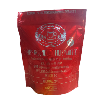 Photo of Mostra di Caf Forza No2 - 5 Types of 100% Arabica Ground Coffee in One Blend - 500g