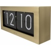 NeXtime 36cm Big Flip Metal Wall or Table Clock - Gold Photo