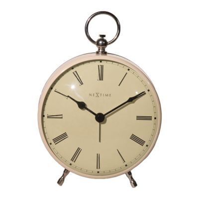 Photo of NeXtime 17.5cm Charles Metal Round Alarm Clock - Designed by Renske Zwaan