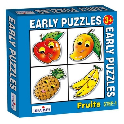 Photo of Creatives Set Of 4 Shape Puzzles- Fruit
