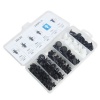 100 Piece Assorted Car Body Plastic Push Retainer Pin Rivet Fasteners Kit Photo