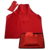 Red Deluxe Braai Apron & Glove Set Photo