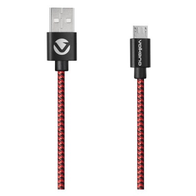 Photo of Volkano Micro USB Cable - Braids Series - 1.2m - Black