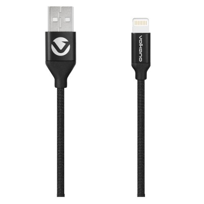 Photo of Volkano Weave Series Fabric Braided MFI Lightning Cable 1.2m