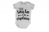 Santa I Can Explain - SS - Baby Grow Photo