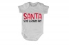 Santa Stop Judging Me - Christmas - SS - Baby Grow Photo