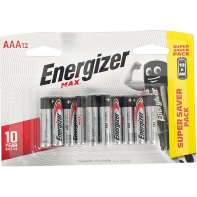 Photo of Energizer MAX Alkaline AAA Battery Card 12
