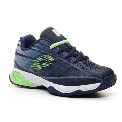 Photo of Apple Lotto Junior Mirage 300 ALR Tennis Shoe- Navy Blue & Green