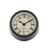 NeXtime 11cm Small Amsterdam Metal Round Alarm Clock - Black Photo