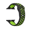 Apple GoVogue Active Silicon Watch Band Black Green