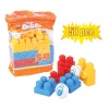 Medium Set Building Bricks Bag of 58 Pieces