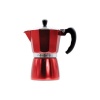 Regent 3Cup Red & Silver Aluminium Coffee Maker Photo