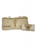 Fino Linen Shoulder Bag & Purse - Beige Photo