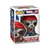 Funko Pop! Marvel:Holiday-Rocket Holiday Photo