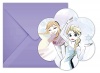 Frozen Sparkle Die Cut Invitations & Envelopes 6pack Photo