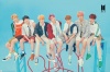 BTS - Group Blue Poster Photo