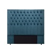 Kate Deep Button Headboard - Velvet Teal Photo
