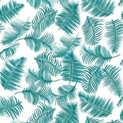 Photo of Gift Wrapping Paper 5m Roll - Teal Fern