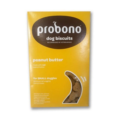Photo of Probono Peanut Butter Dog Biscuits- Small