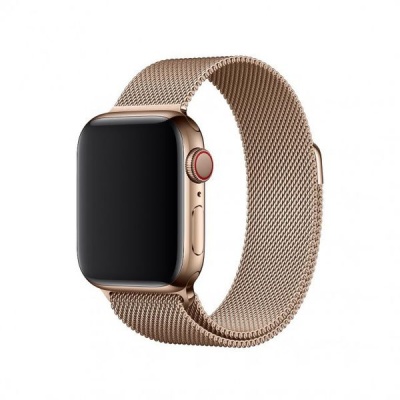 Photo of Meraki 38mm/40mm Milanese Band For Apple Watch - Gold