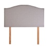 StrohBerry - Seattle Linen Headboard - Light Grey Photo