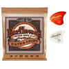 Earthwood Extra Light Ph.Bronze Guitar Strings with 2 Sharkfin Pics Photo