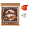 Earthwood Light Ph.Bronze Guitar Strings with 2 Sharkfin Pics Photo