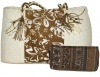 Fino Fancy Straw Beach Bag & Shopping Bag - Cream Photo