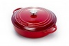 Capri - 30cm Enamel Coated Red Cast Iron Casserole Photo