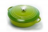 Capri - 30cm Enamel Coated Green Cast Iron Casserole Photo