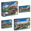 LEGO CITY Train Mega Bundle 6 Years 60197 & 60198 & 60205 & 60238 Photo