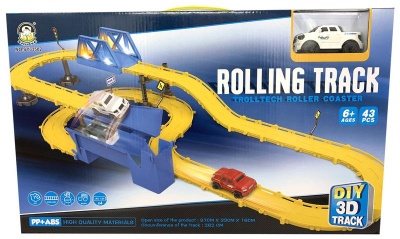 Super Bridge Rolling Racing Car Track