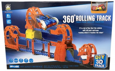 Super 360 Rolling Racing Car Track