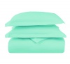 Pizuna 100% Long Staple Cotton Duvet Cover Set - Ice Aqua Super King Photo