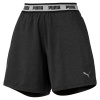 Puma Women's SOFT SPORTS Drapey Shorts - Black/Grey Photo