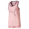 Puma Women's Logo Tank Top - Bridal Rose/Black Photo