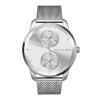 Colton James Aviator Silver Sapphire Watch - Silver Mesh Photo